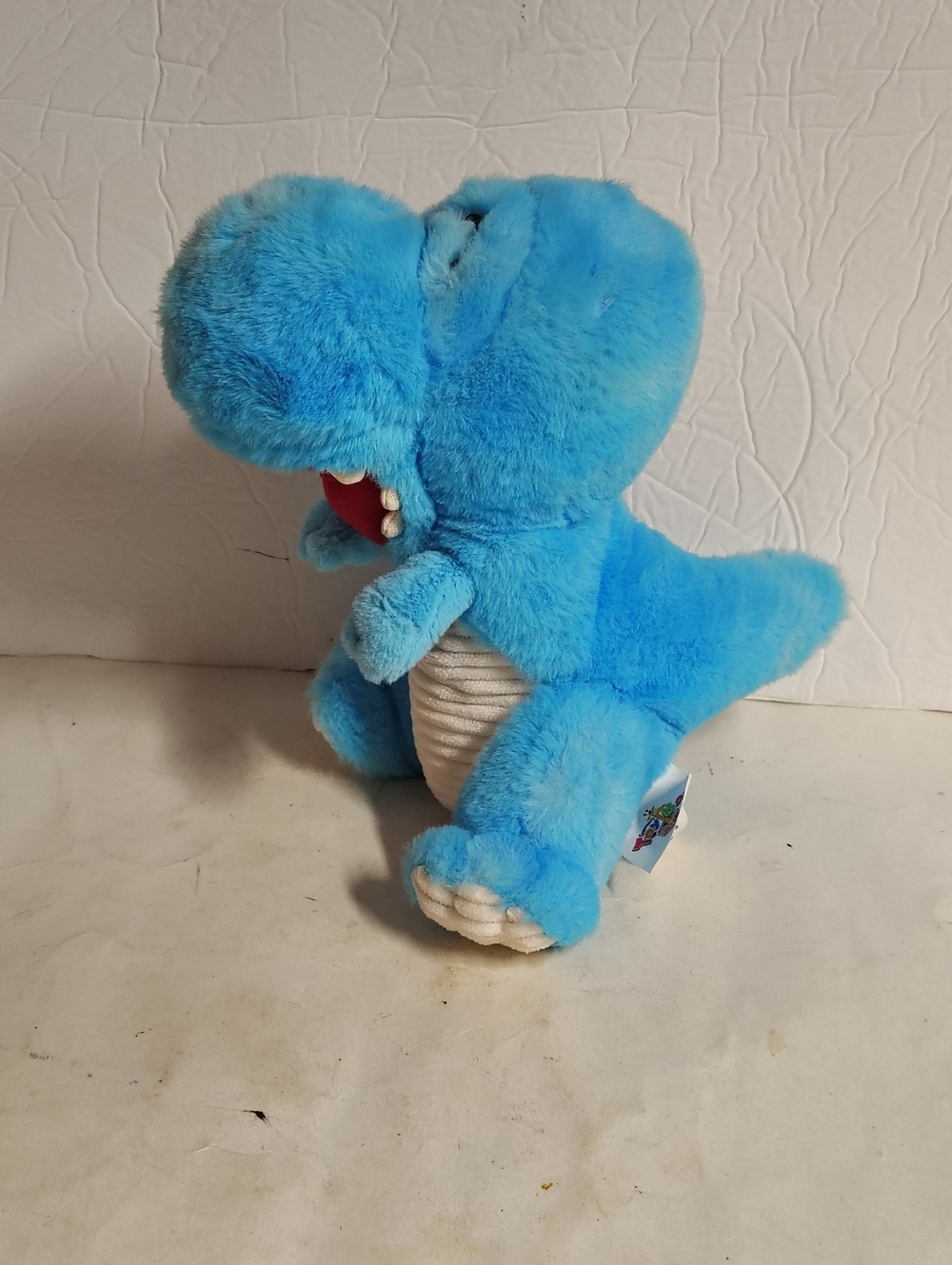 Geoffrey's Toy Box Dinosaur Plush Stuffed Animal 2023 Blue Soft 10"